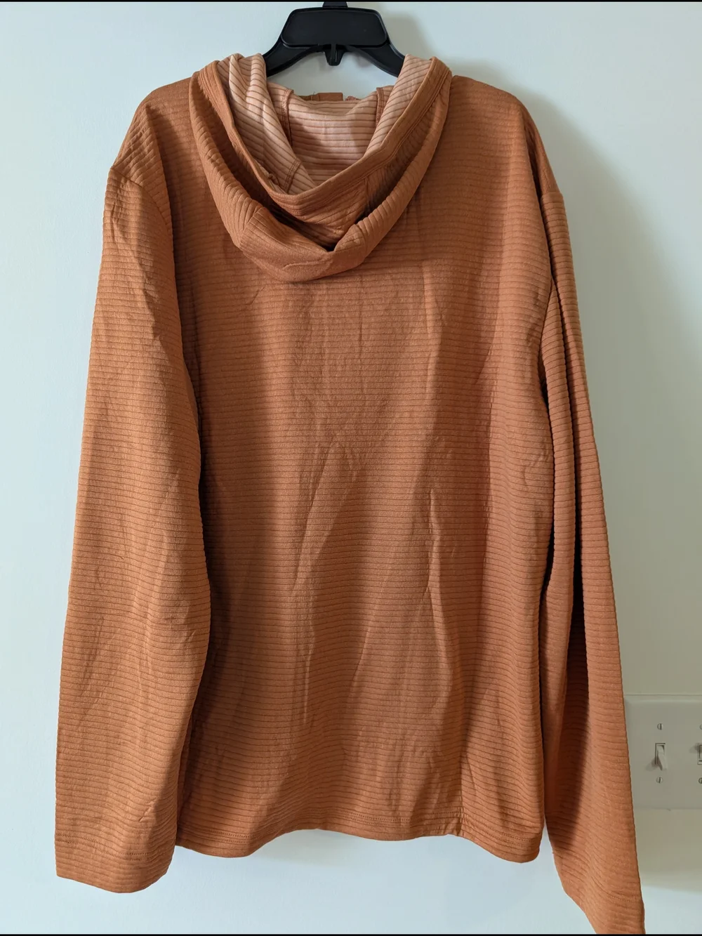 mark. Men's Hooded Zip Sweater - Rust